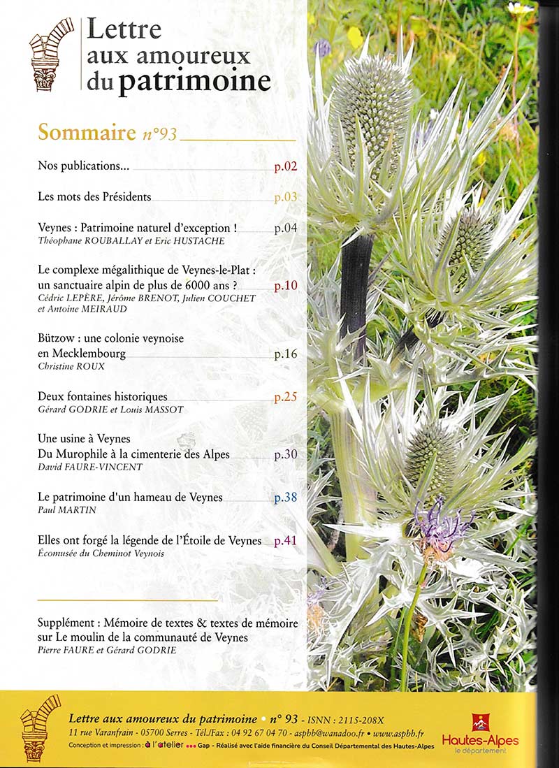 Bulletin n°93 couverture
